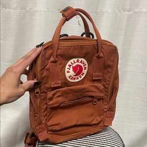 Fjallraven Kånken Mini Backpack in Burnt Orange